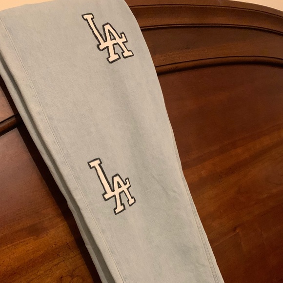 tailored blue vintage denim custom la jeans - Picture 2 of 2